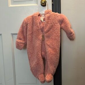 CARTER'S Baby Infant Serpa Zip-Up One-Piece Hooded Pram With Ears Size 3 months